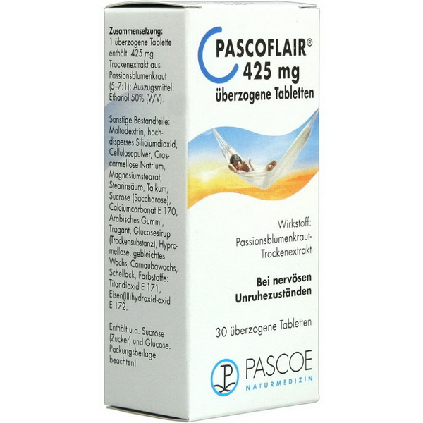 PASCOFLAIR 425 mg überzogene Tabletten.