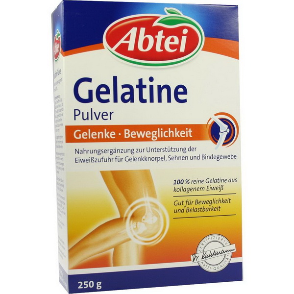 Abtei Gelatine 100% reine Gelatine Muskeln & Knochen 400g Trinkgelatine 