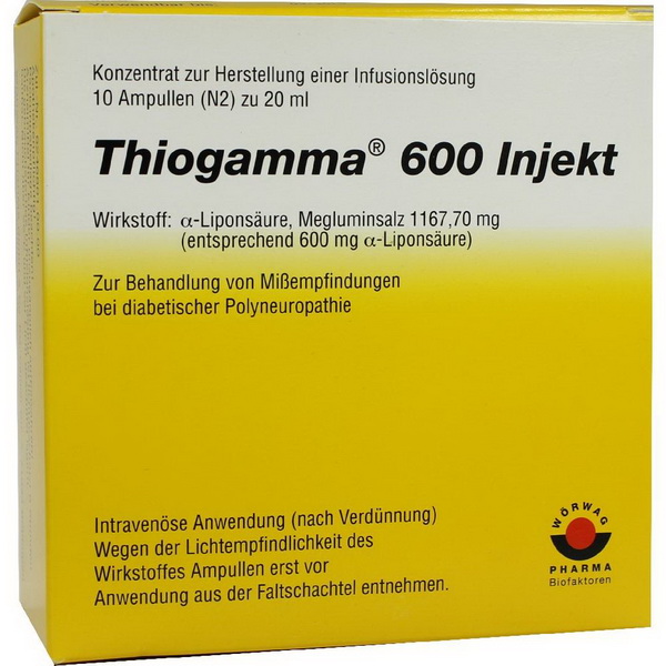 Тиогамма 600 Цена Отзывы Тиогамма 600 Цена Отзывы